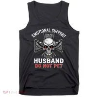 Emotional Support Husband Do Not Pet  Tank Top thumb 0