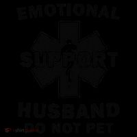 Emotional Support Husband Do Not Pet Funny Bucket Hat thumb 4