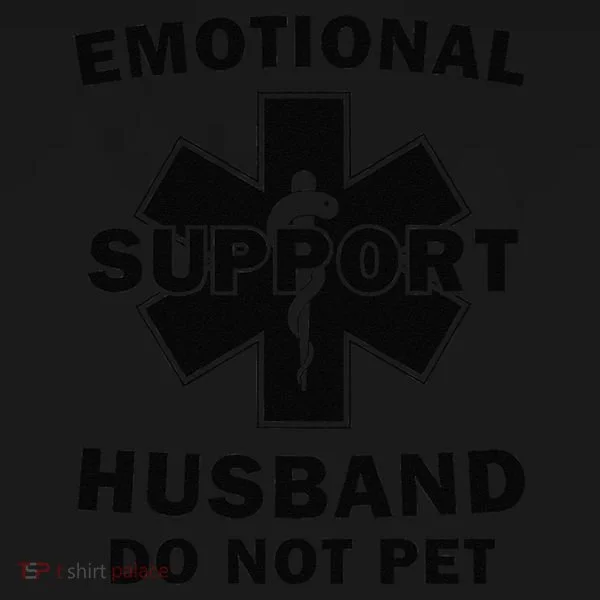 Emotional Support Husband Do Not Pet Funny Coaster