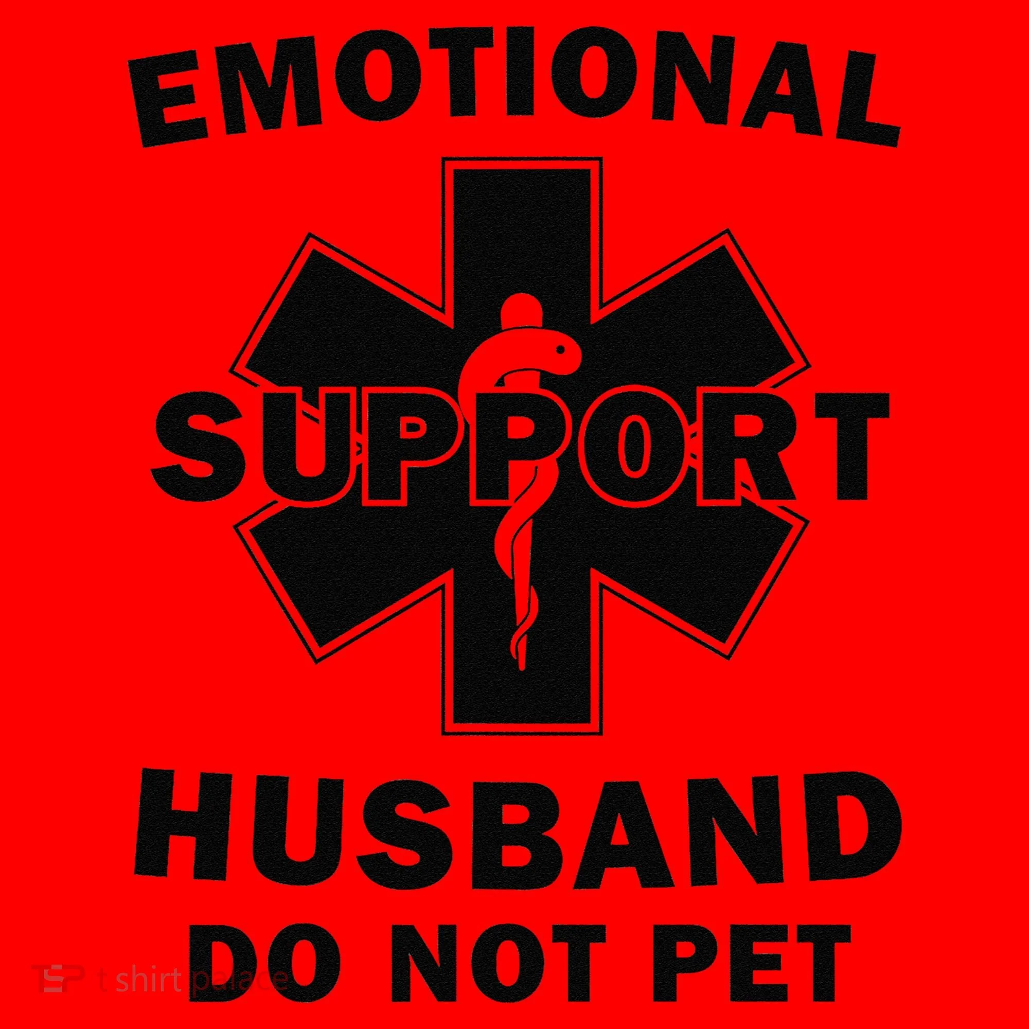 Emotional Support Husband Do Not Pet Funny Santa Hat