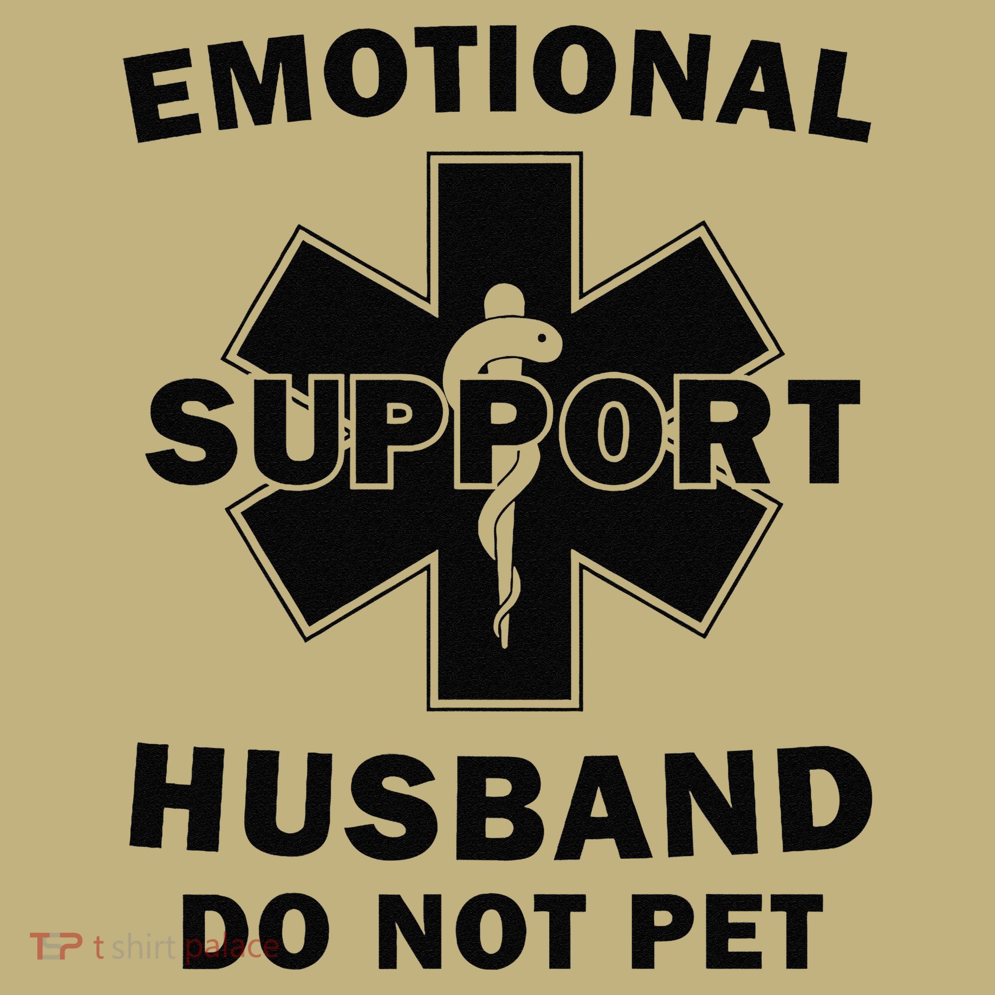 Emotional Support Husband Do Not Pet Funny Long Sleeve Shirt