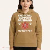 Emotional Support Husband Do Not Pet Humor Funny Husband Hoodie thumb 5