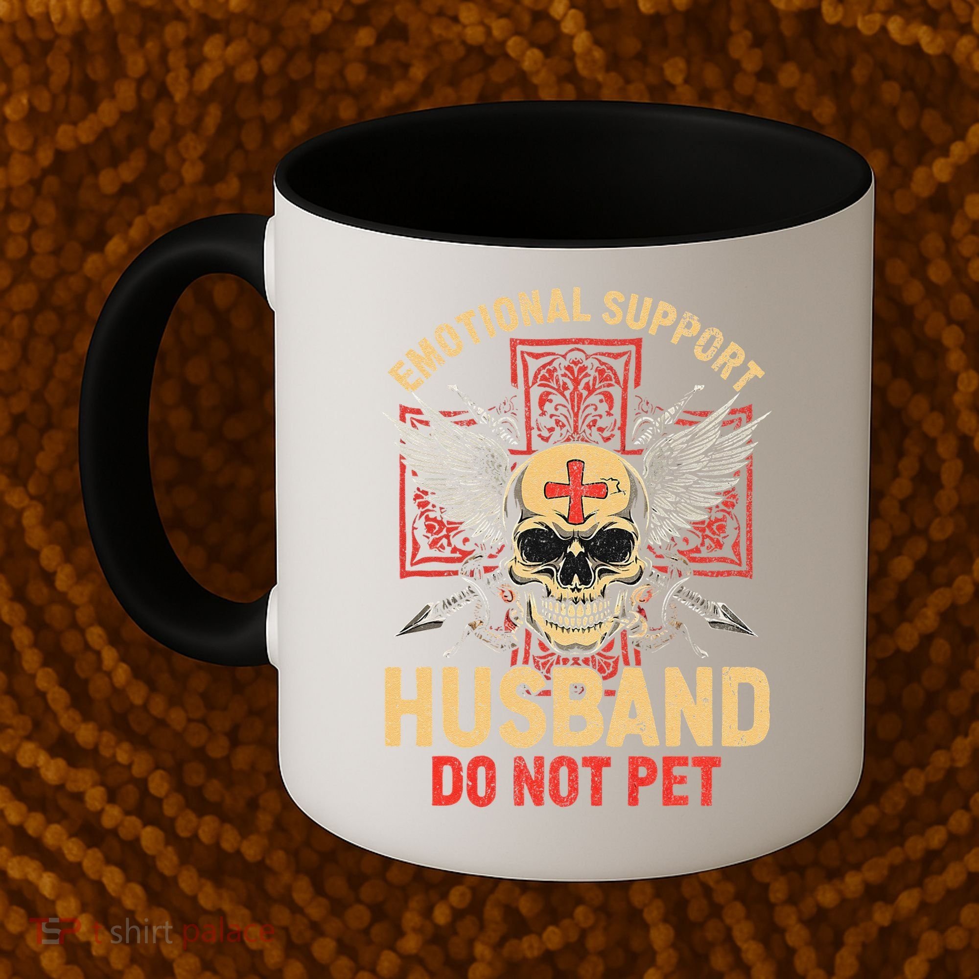 Emotional Support Husband Do Not Pet Funny Man Coffee Mug