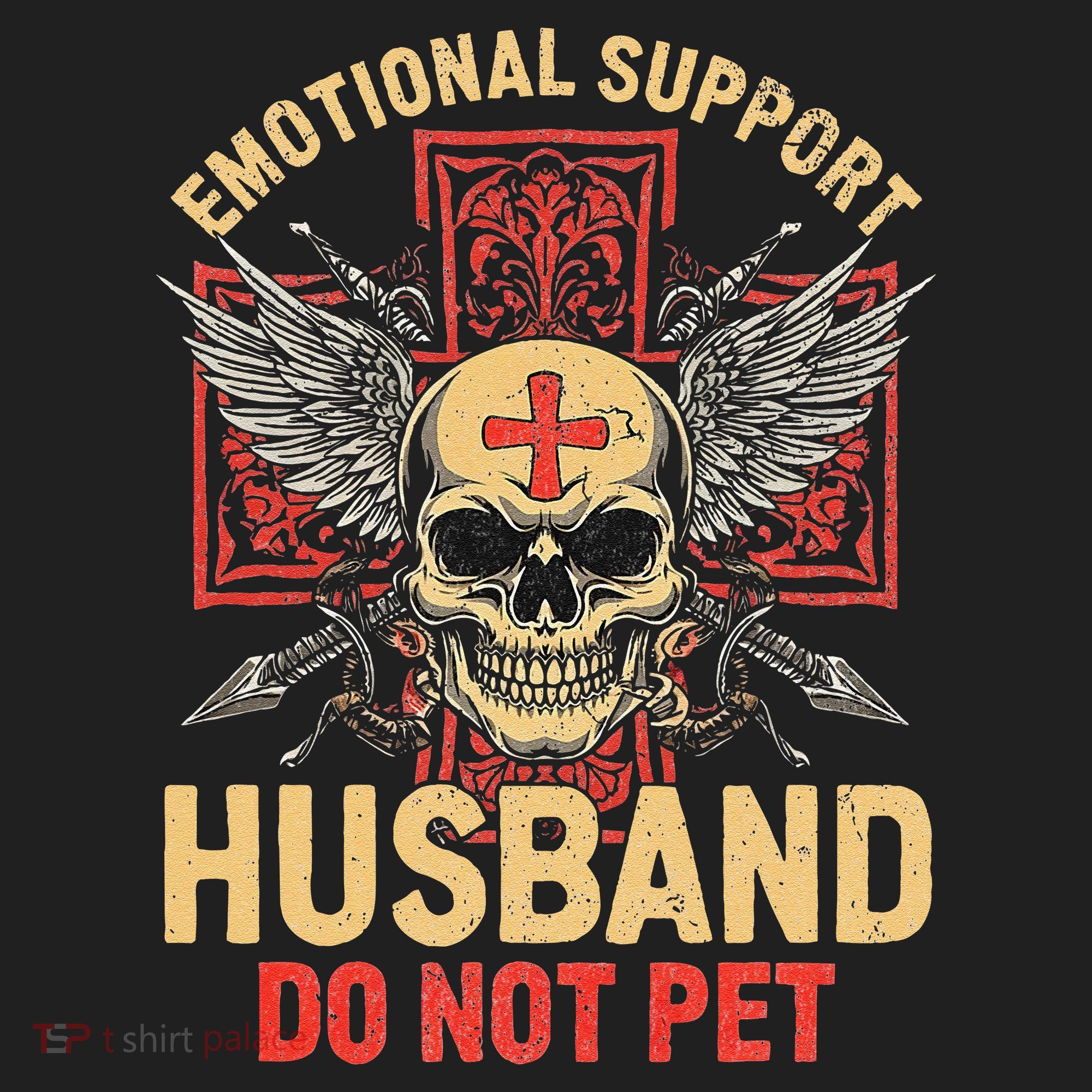 Emotional Support Husband Do Not Pet Funny Man Beanie