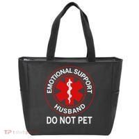 Emotional Support Husband Do Not Pet Tote Bag thumb 0