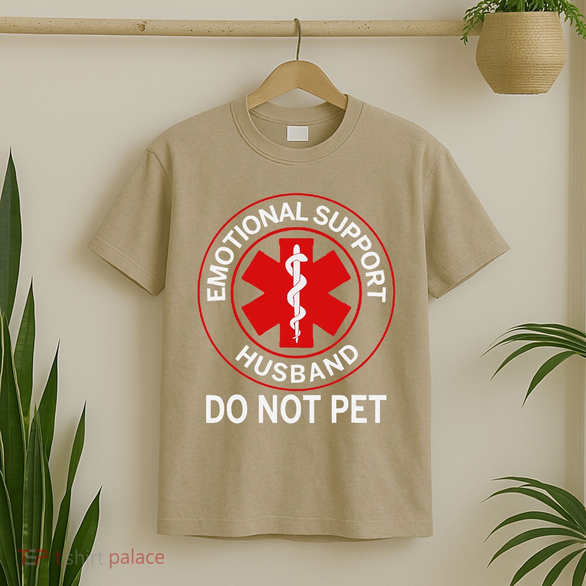 Emotional Support Husband Do Not Pet T-Shirt