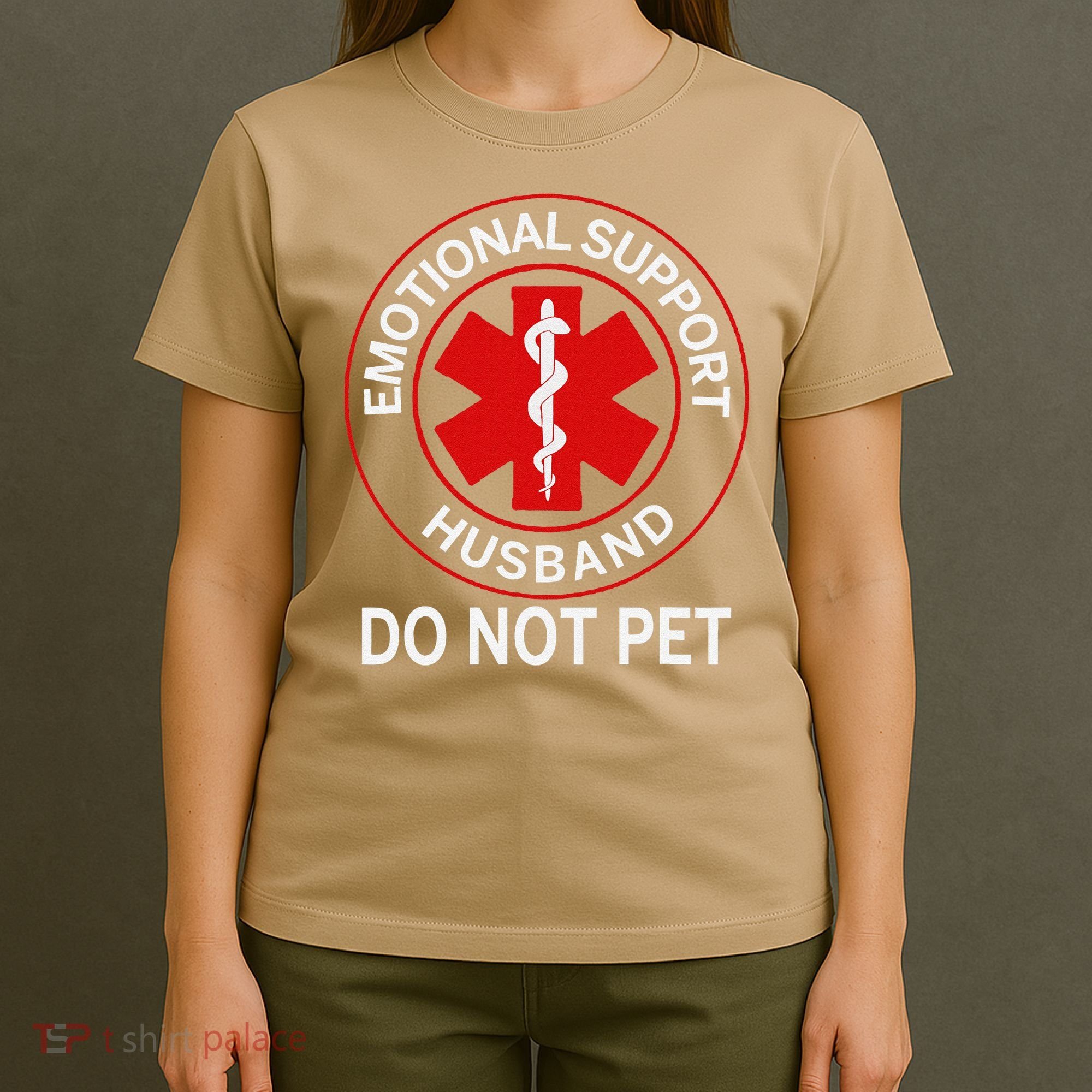 Emotional Support Husband Do Not Pet T-Shirt
