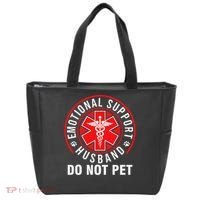 Emotional Support Husband Do Not Pet Funny Quote Sayings Tote Bag thumb 0