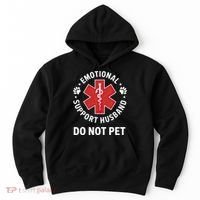 Emotional Support Husband Do Not Pet  Hoodie thumb 0