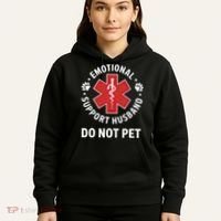 Emotional Support Husband Do Not Pet  Hoodie thumb 5