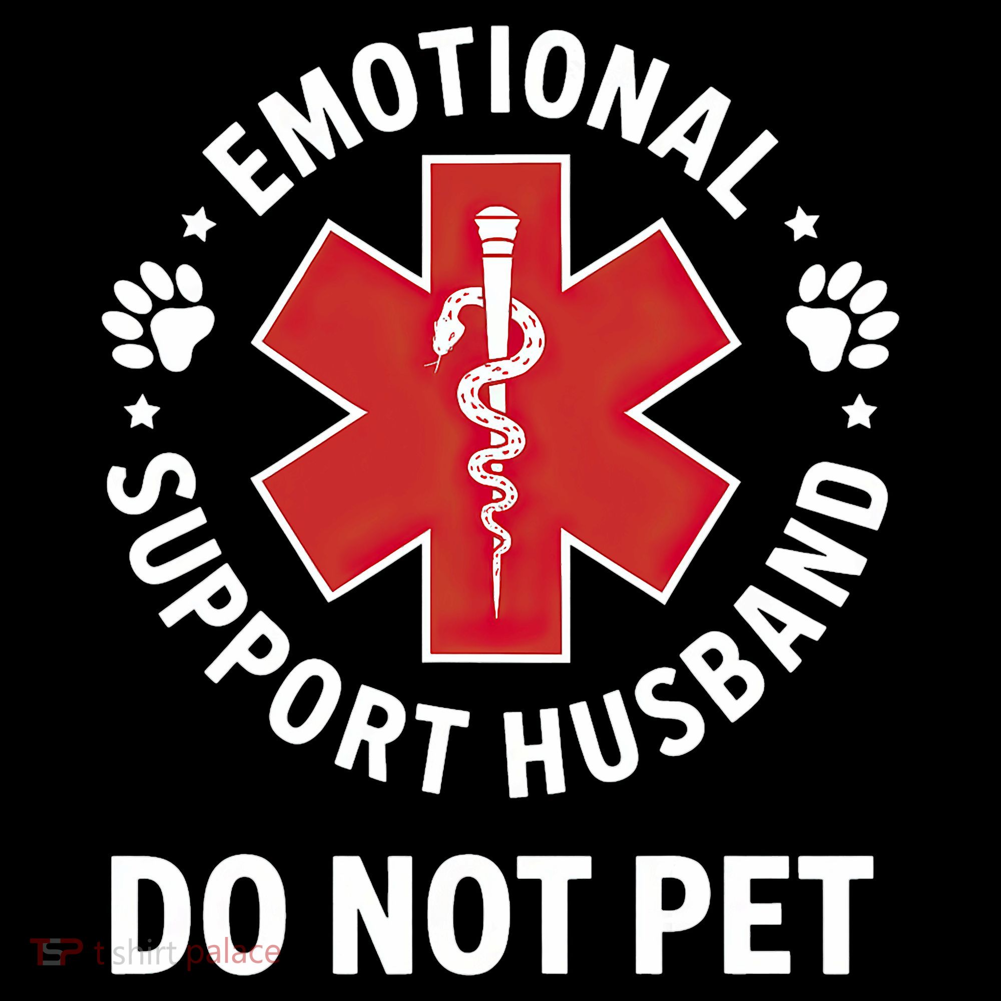 Emotional Support Husband Do Not Pet  Long Sleeve Shirt
