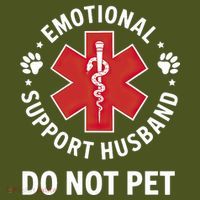 Emotional Support Husband Do Not Pet  The Baniff Cuffed Pom Beanie thumb 2