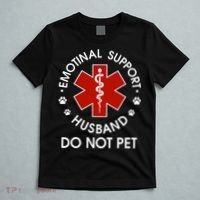 Emotional Support Husband Do Not Pet T-Shirt thumb 5