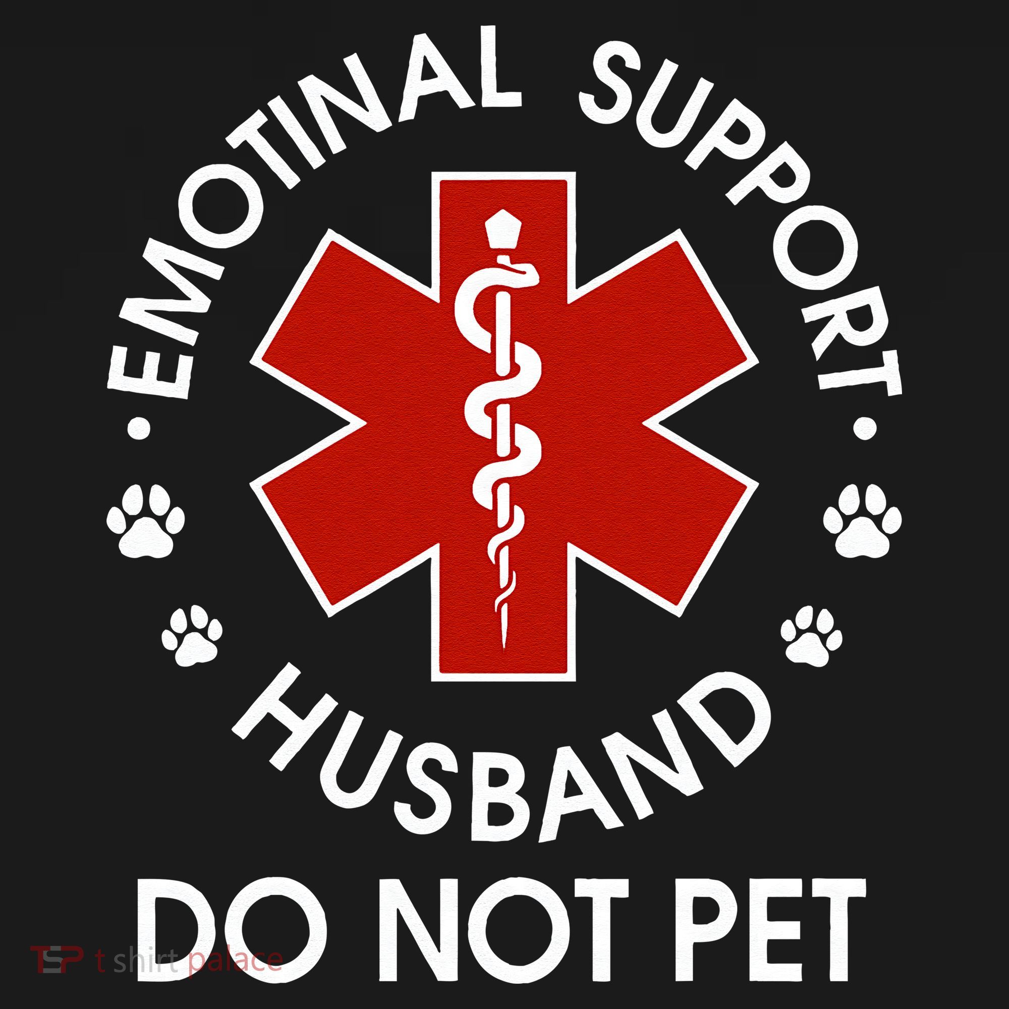 Emotional Support Husband Do Not Pet Tank Top