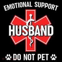 Emotional Support Husband Do Not Pet Couple Humor Dog Lover Coffee Mug thumb 5