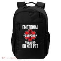 Emotional Support Husband Do Not Pet Backpack thumb 0