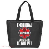 Emotional Support Husband Do Not Pet Tote Bag thumb 0