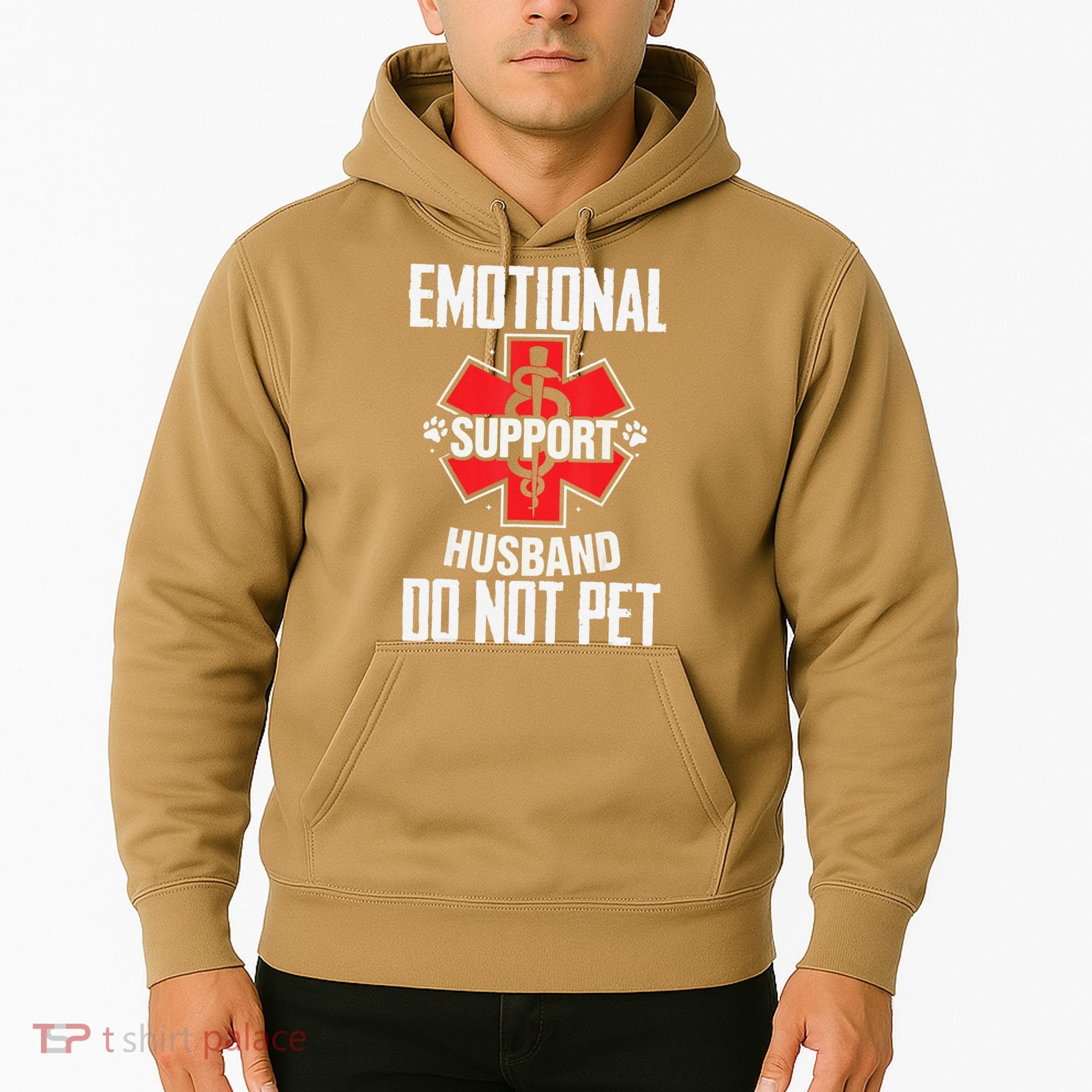 Emotional Support Husband Do Not Pet Hoodie