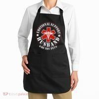 Emotional Support Husband Do Not Pet Funny Husband Apron thumb 2