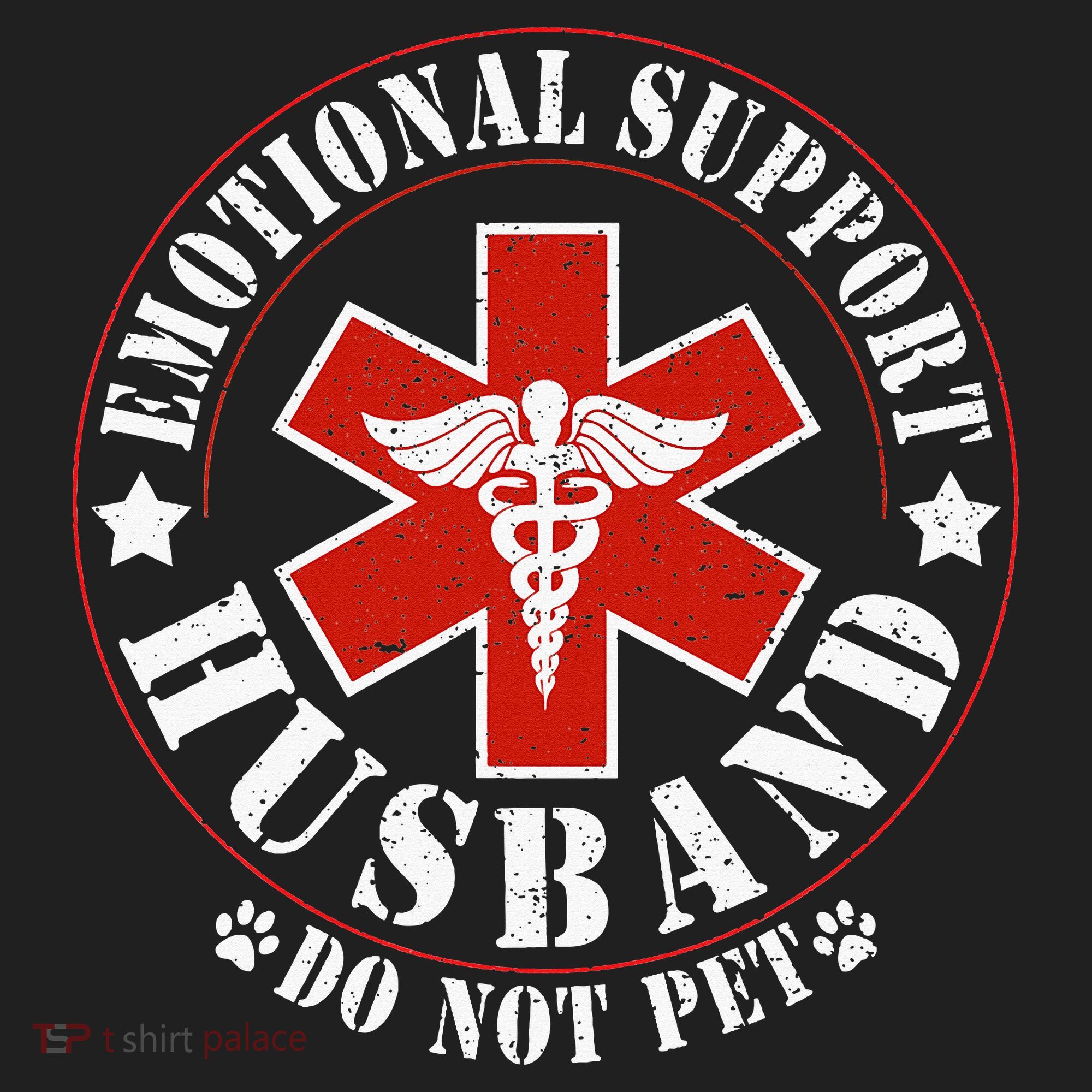 Emotional Support Husband Do Not Pet Funny Husband Tumbler
