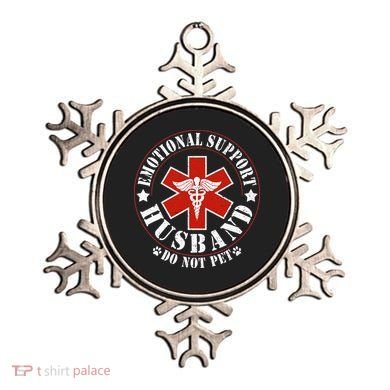 Emotional Support Husband Do Not Pet Funny Husband Ornament