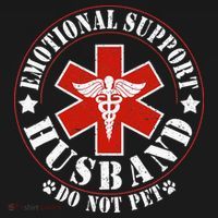 Emotional Support Husband Do Not Pet Funny Husband Tote Bag thumb 4