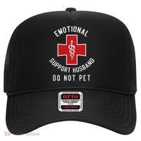 Emotional Support Husband Do Not Pet Funny Hat thumb 0