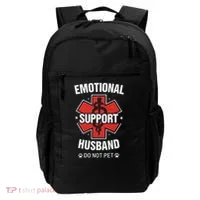 Emotional Support Husband Do Not Pet Backpack thumb 0