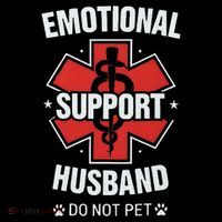 Emotional Support Husband Do Not Pet Coffee Mug thumb 5