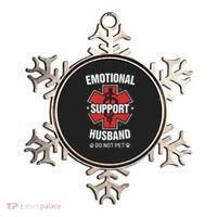 Emotional Support Husband Do Not Pet Ornament thumb 0