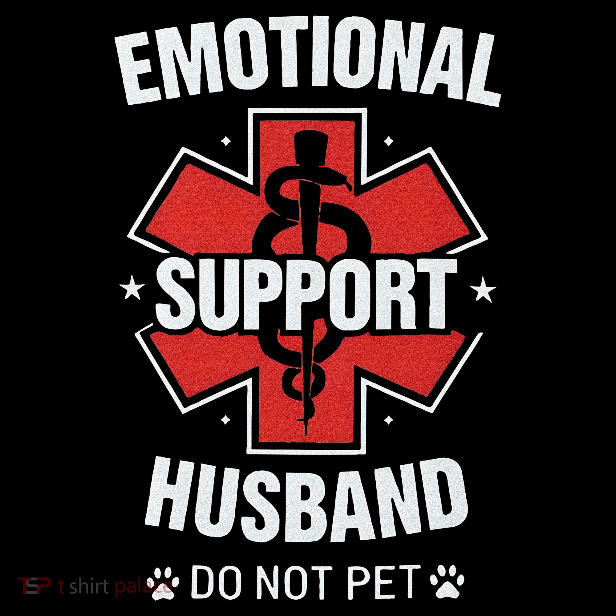 Emotional Support Husband Do Not Pet Tank Top