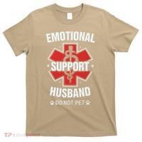 Emotional Support Husband Do Not Pet T-Shirt thumb 0