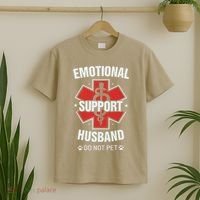Emotional Support Husband Do Not Pet T-Shirt thumb 2