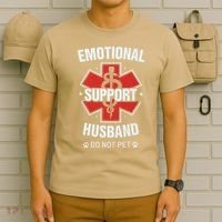 Emotional Support Husband Do Not Pet T-Shirt thumb 6