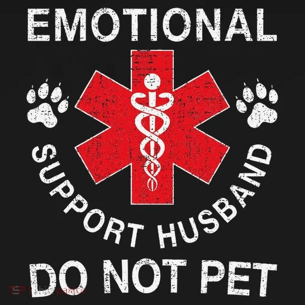 Emotional Support Husband Do Not Pet Bucket Hat