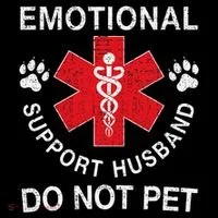 Emotional Support Husband Do Not Pet Coffee Mug thumb 5