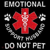 Emotional Support Husband Do Not Pet Visor thumb 3
