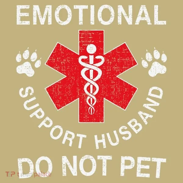 Emotional Support Husband Do Not Pet Hoodie