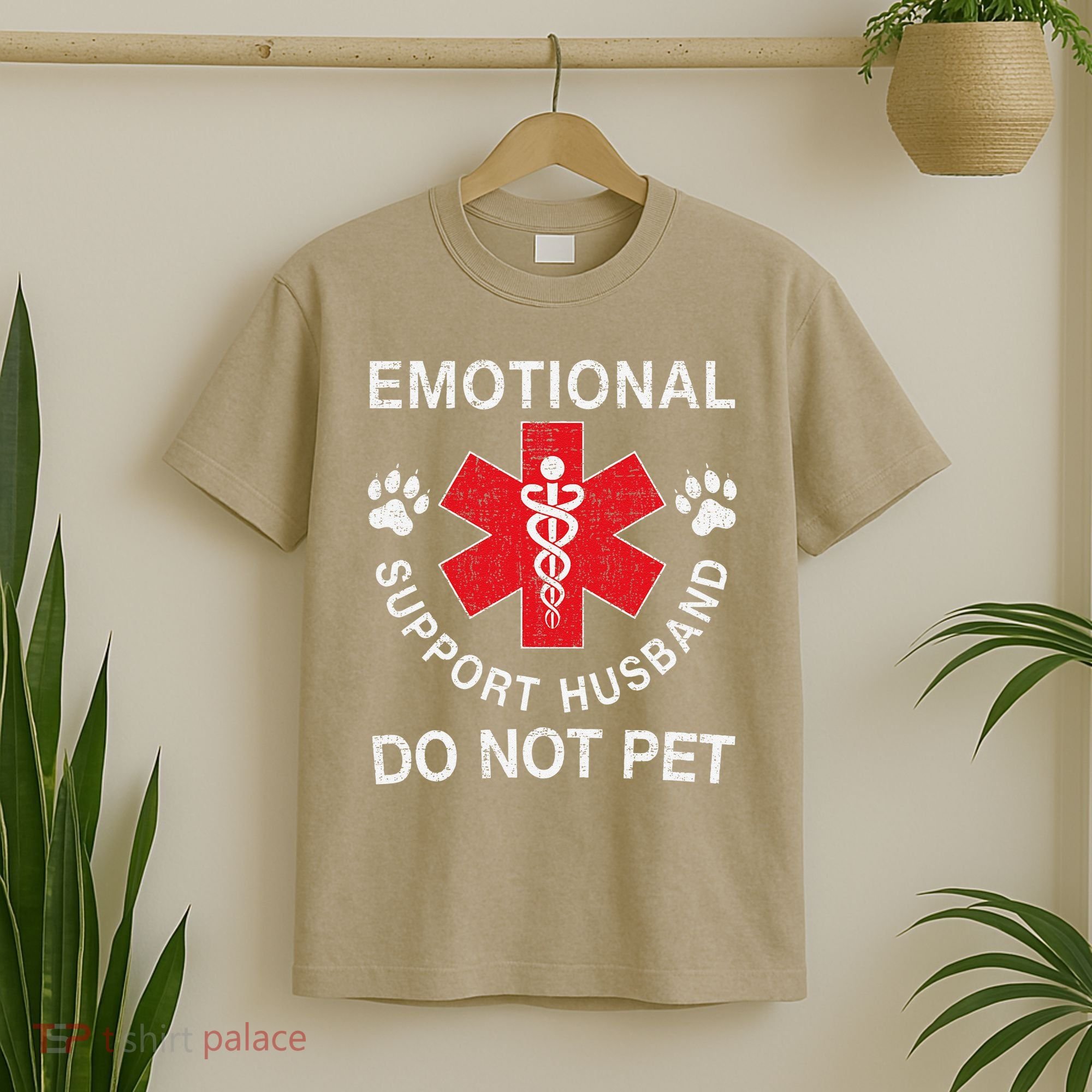 Emotional Support Husband Do Not Pet T-Shirt