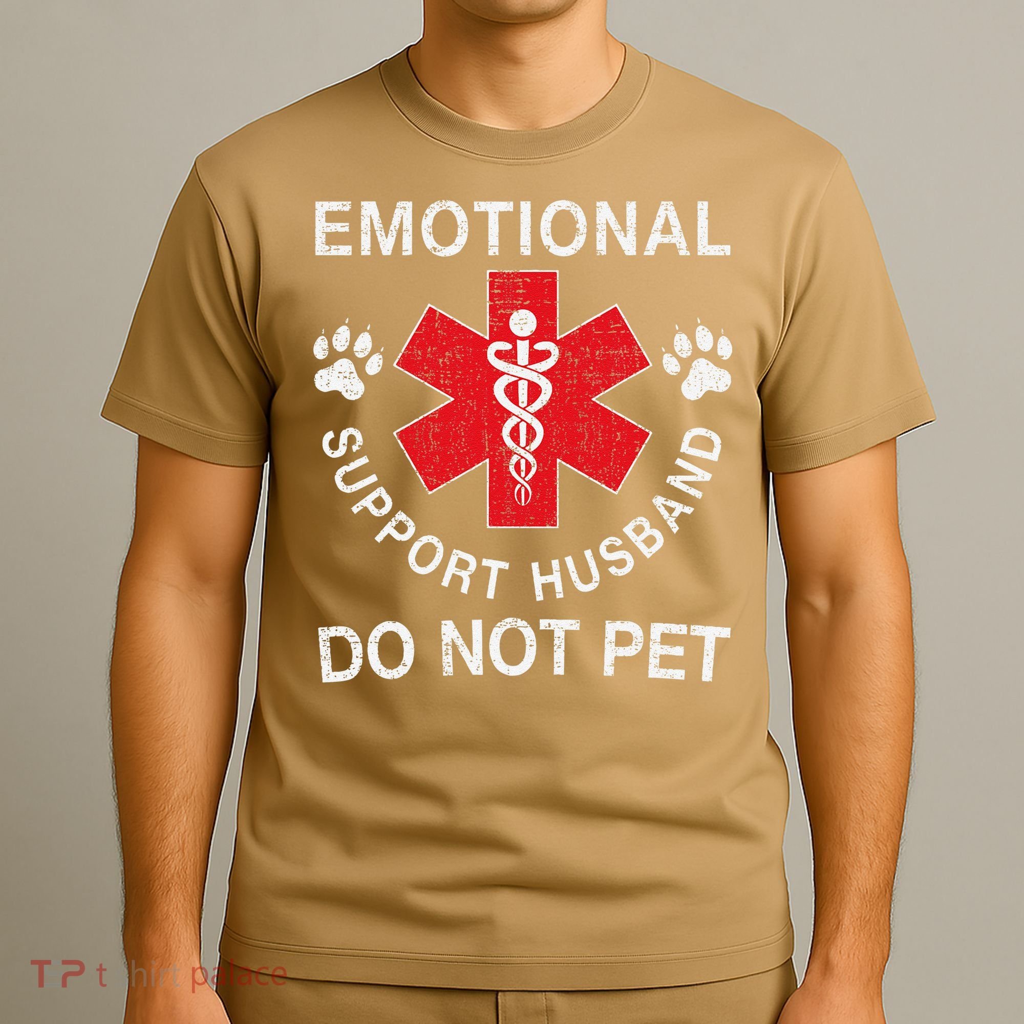 Emotional Support Husband Do Not Pet T-Shirt