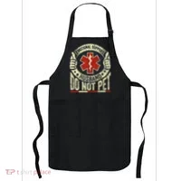Emotional Support Husband Do Not Pet Apron thumb 0
