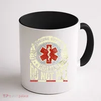 Emotional Support Husband Do Not Pet Coffee Mug thumb 1