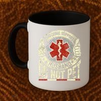Emotional Support Husband Do Not Pet Coffee Mug thumb 2