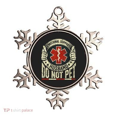 Emotional Support Husband Do Not Pet Ornament