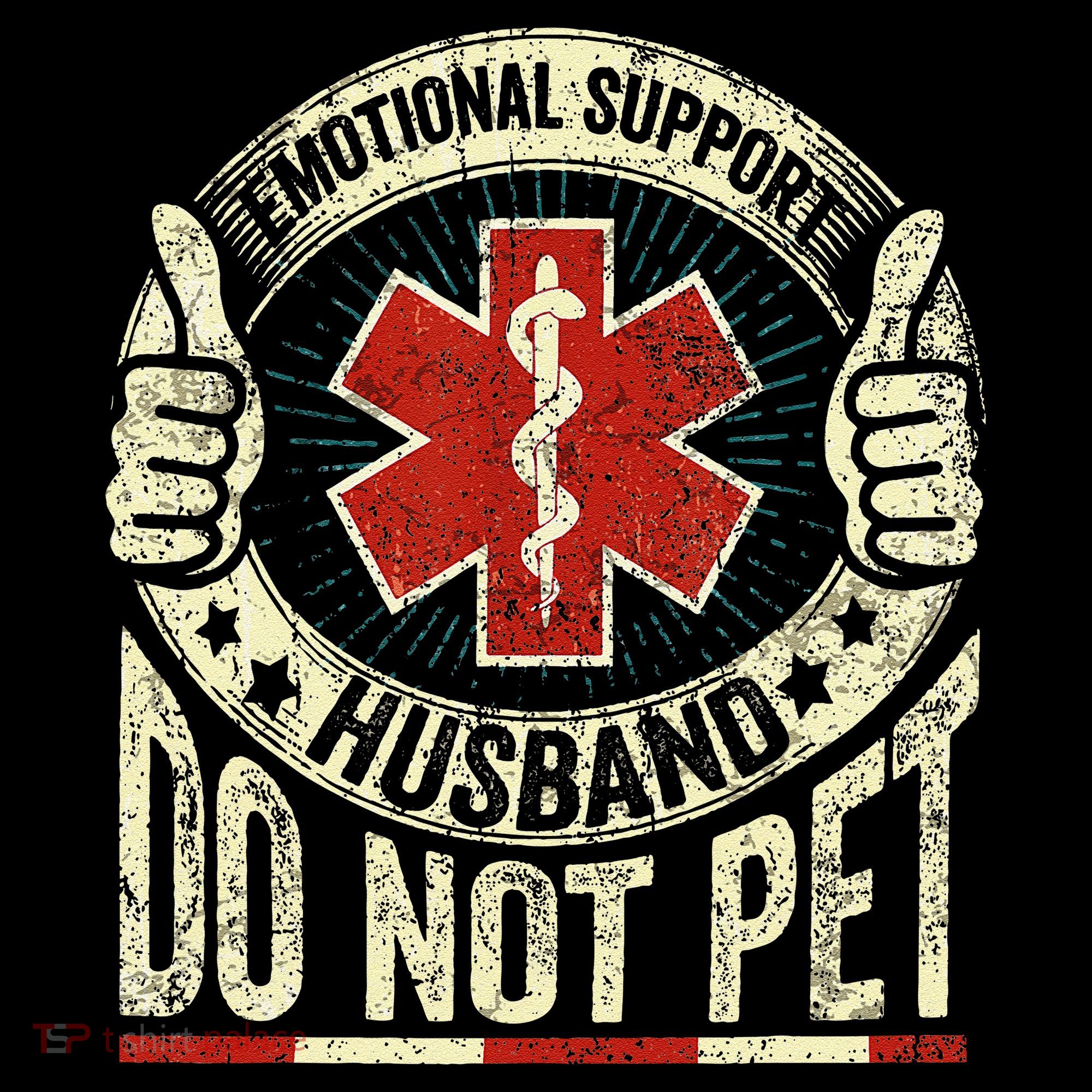 Emotional Support Husband Do Not Pet Tote Bag