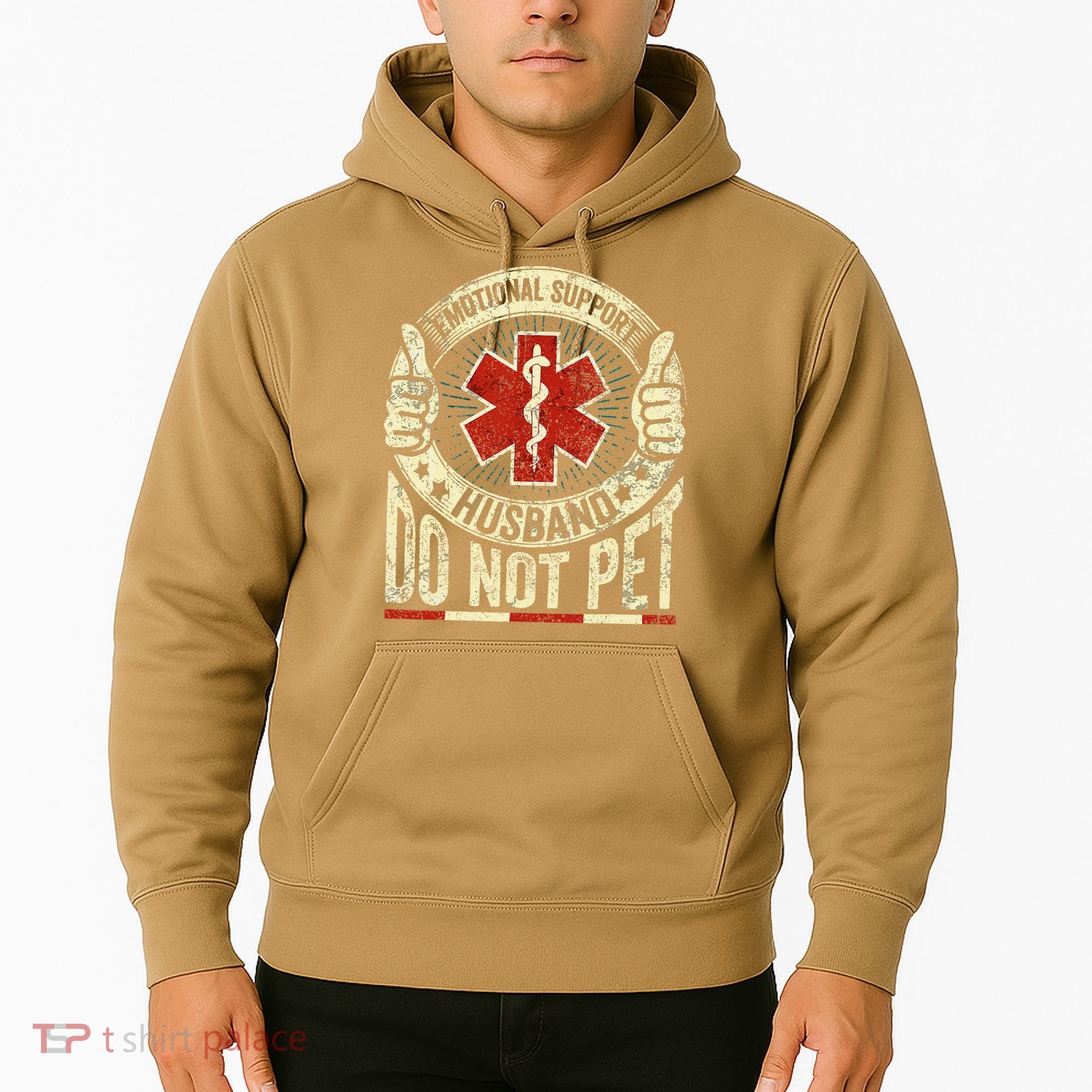 Emotional Support Husband Do Not Pet Hoodie