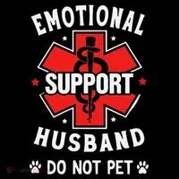 Emotional Support Husband Do Not Pet Coffee Mug thumb 5
