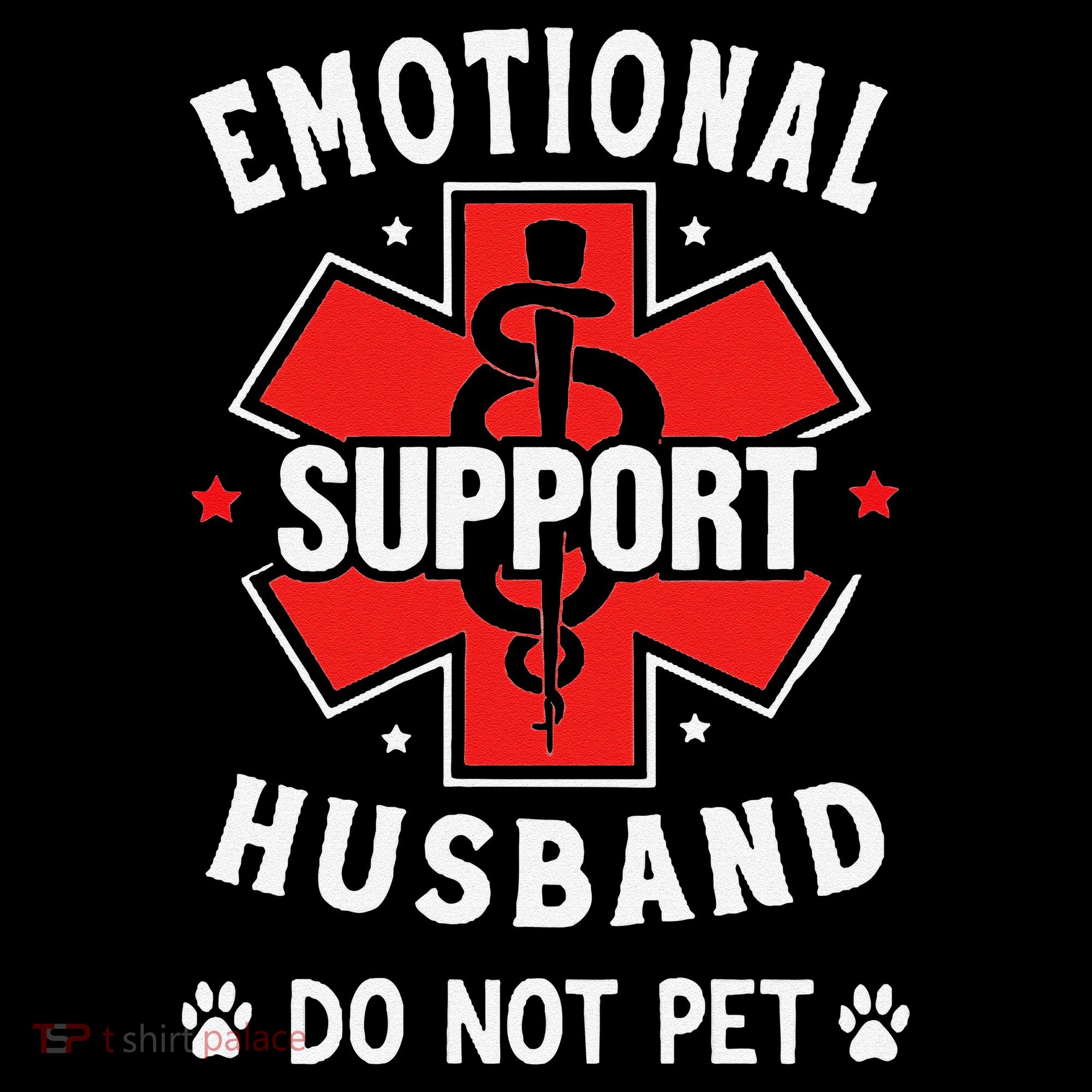 Emotional Support Husband Do Not Pet Coaster