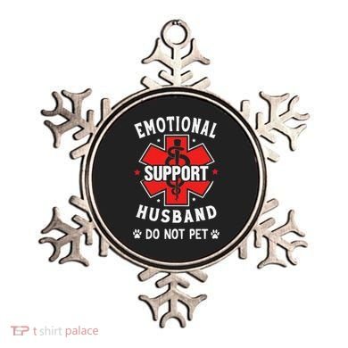 Emotional Support Husband Do Not Pet Ornament
