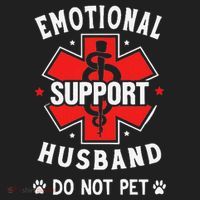 Emotional Support Husband Do Not Pet Hat thumb 2